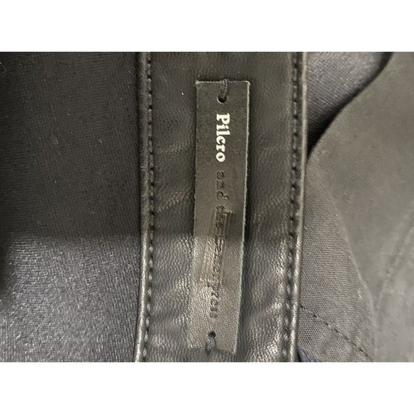 Anthropolgie Pilcro The Stet slim ankle 5 Pocket Pants Faux Leather Size 31p - Picture 9 of 10